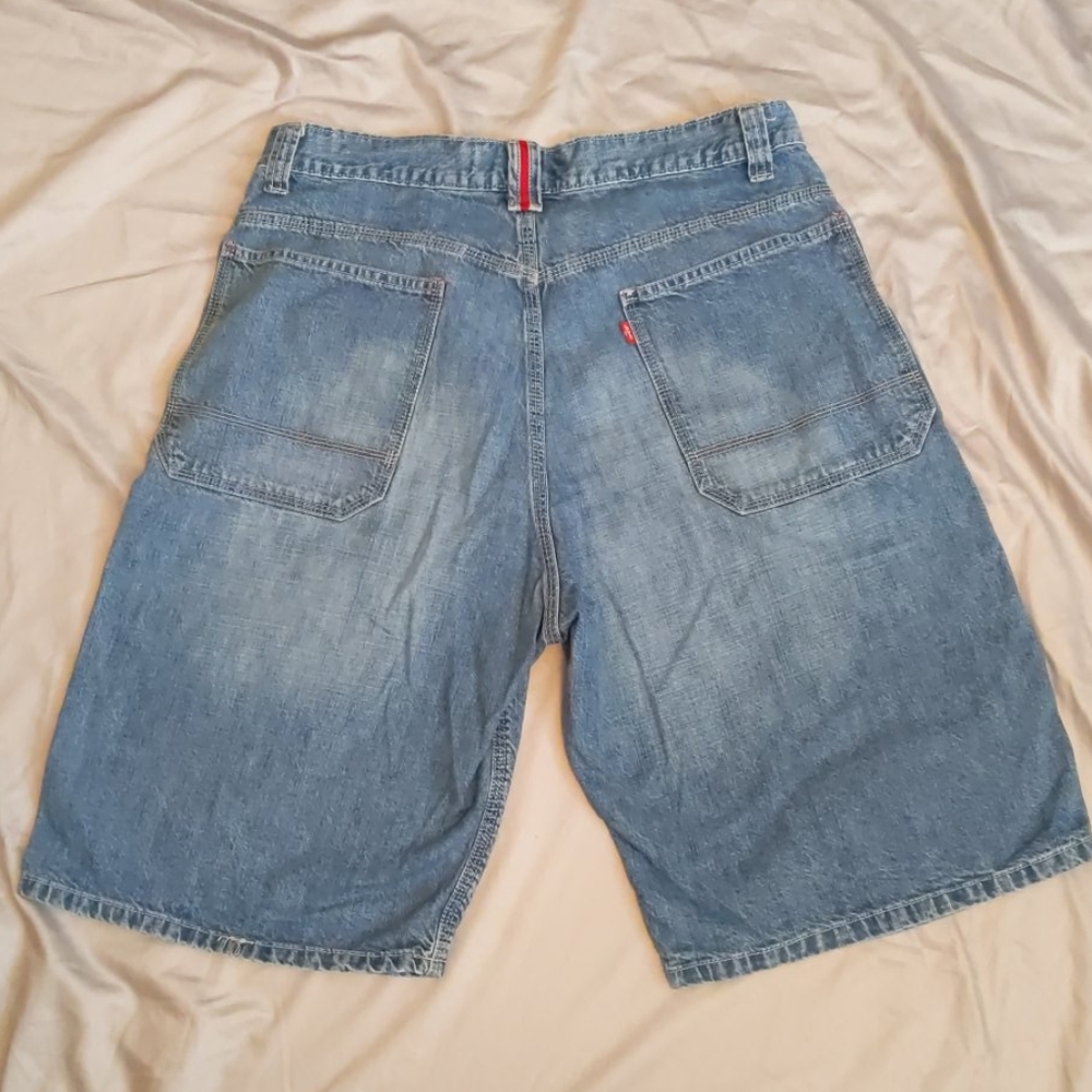 Vtg Men's Levi's Denim Worker Shorts - image 8